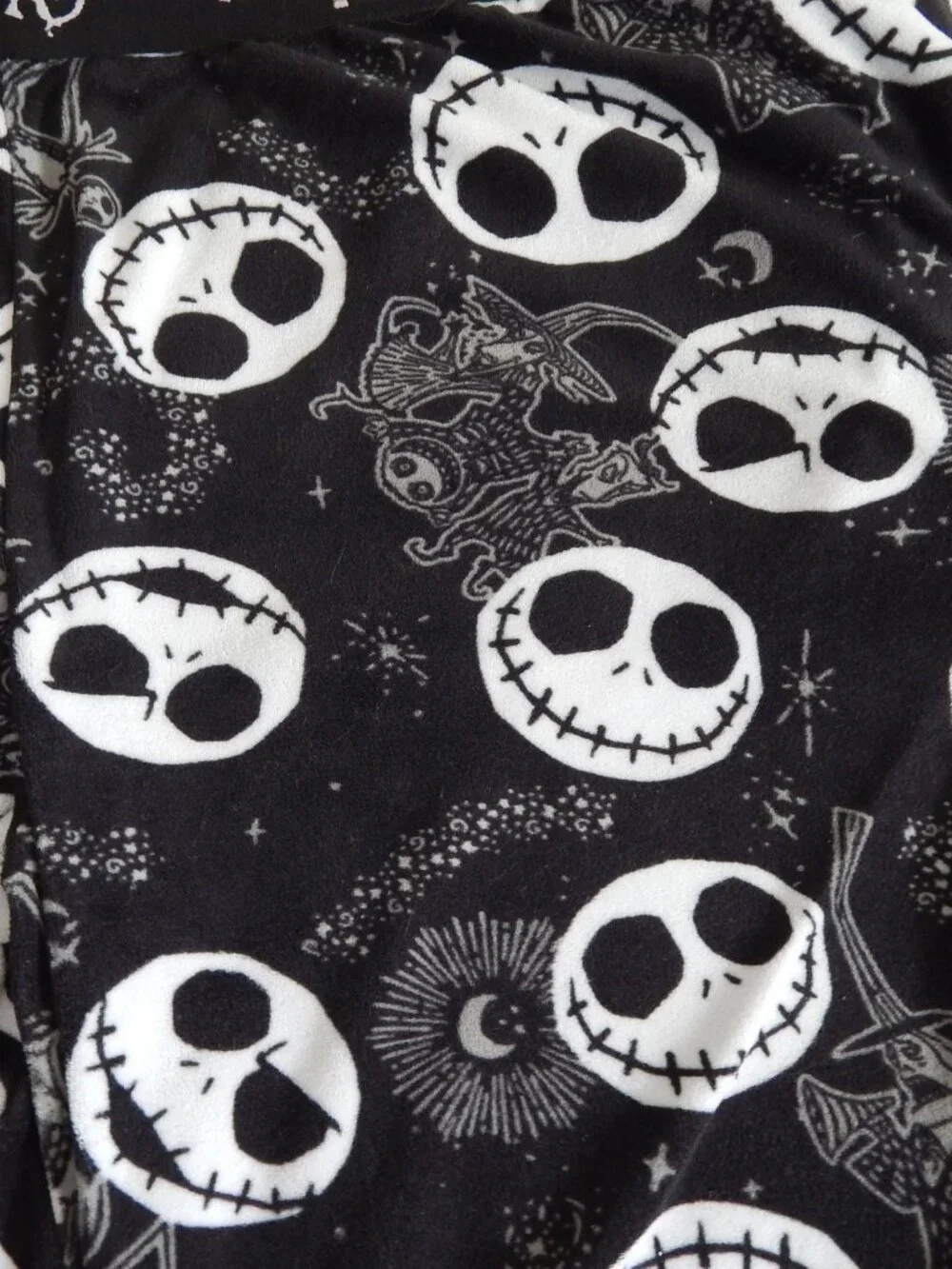 Disney Nightmare Before Christmas Pajama Pants - Kids Size XL Black White - Picture 6 of 6